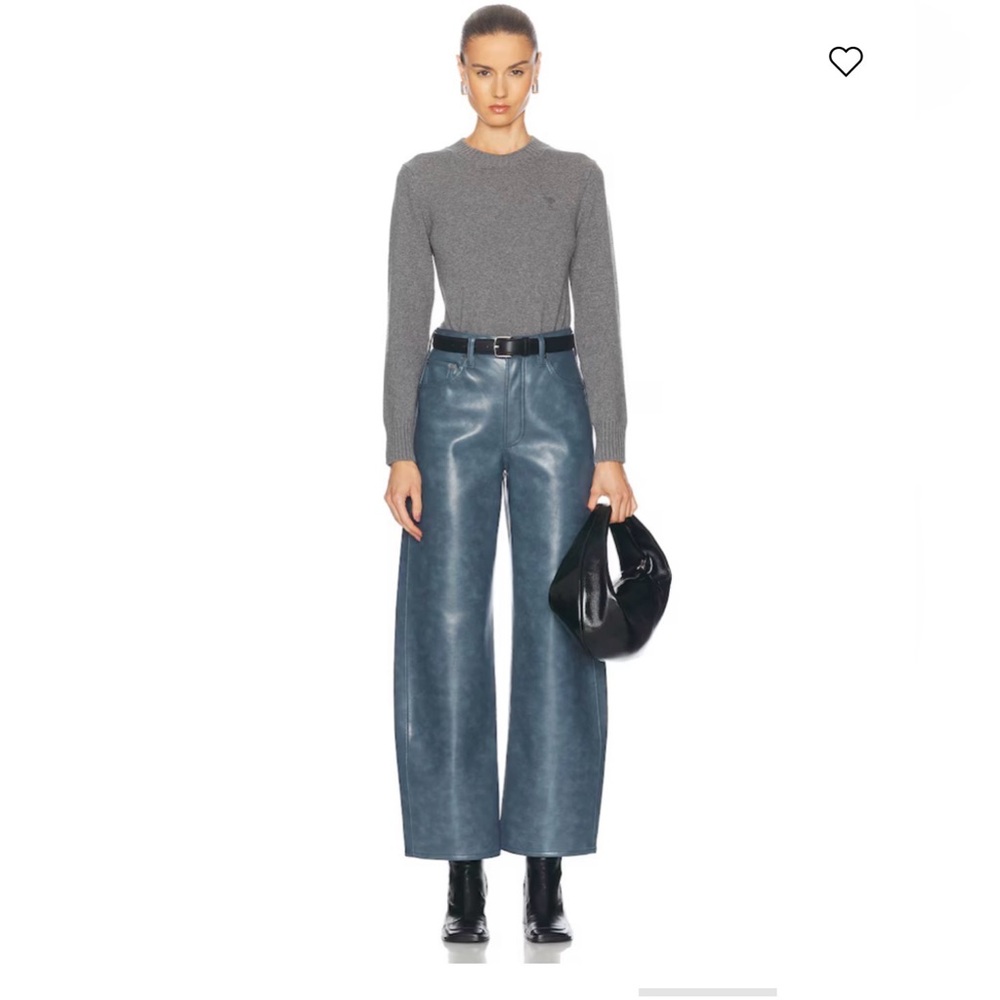 Agolde Recycled leather Low Curve Jean